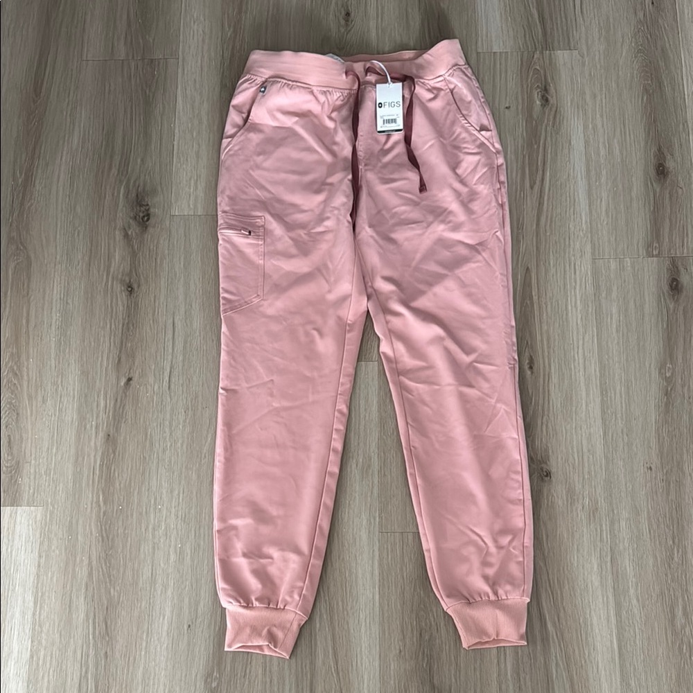 Figs Pink Jogger Pants Size: Medium Tall